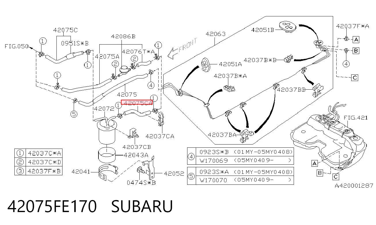42075FE170 Subaru 