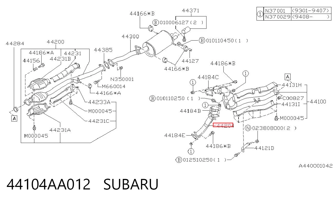 44104AA012 Subaru