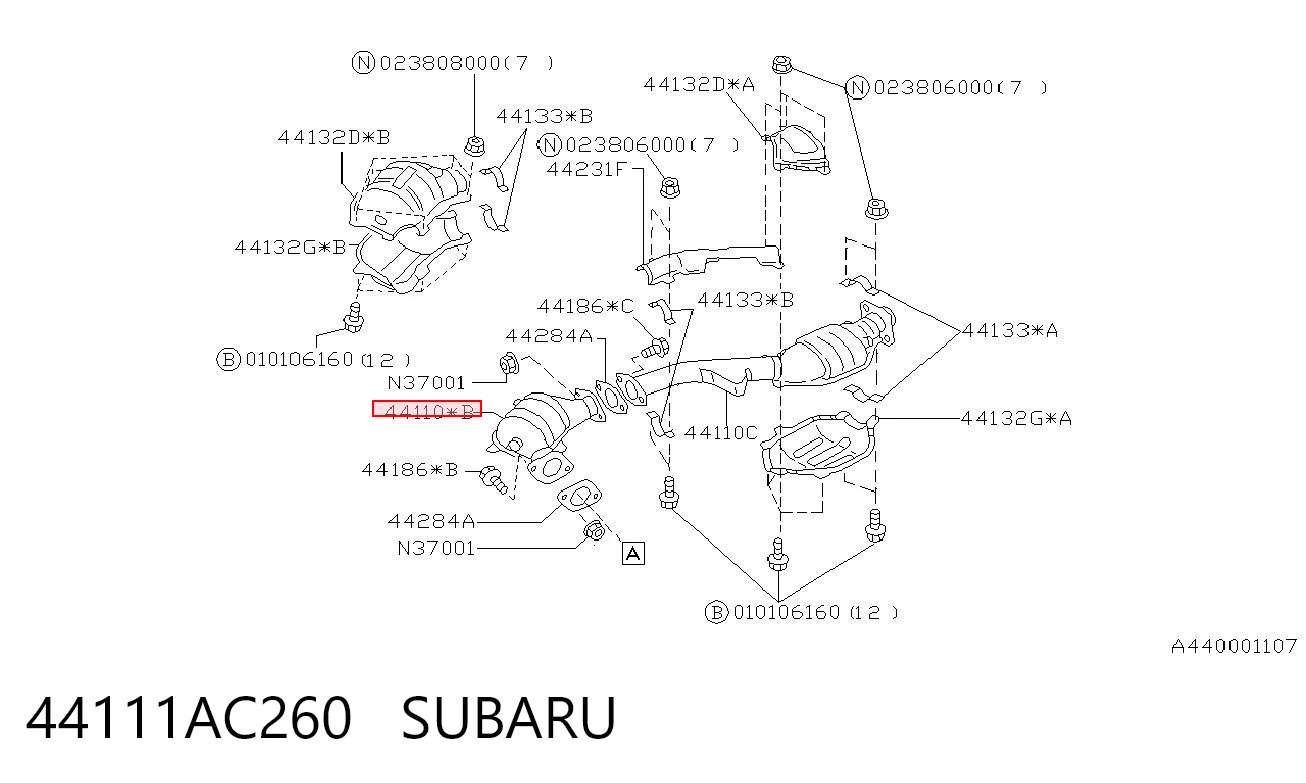 Comprar Catalizador Subaru Legacy II BD, BG a bajo precio