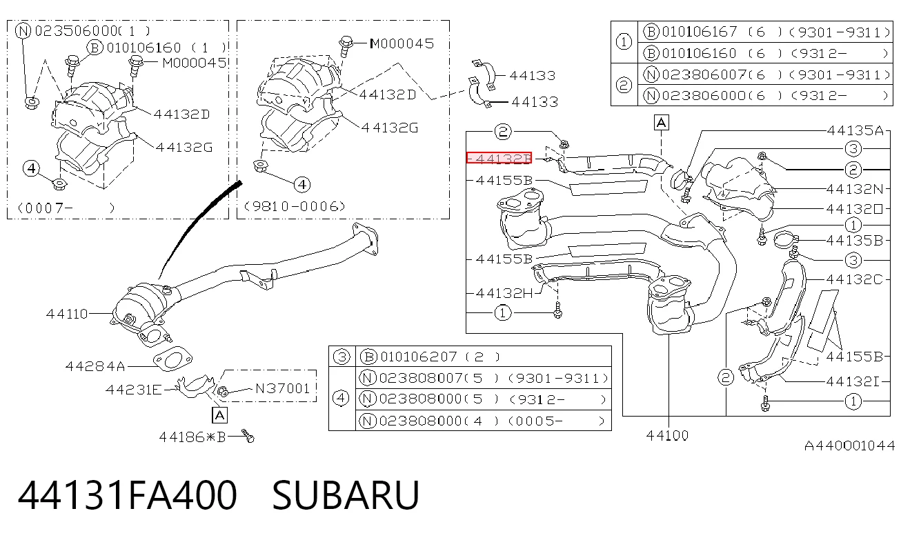 44131FA400 Subaru