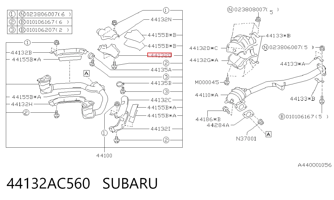 44132AC560 Subaru