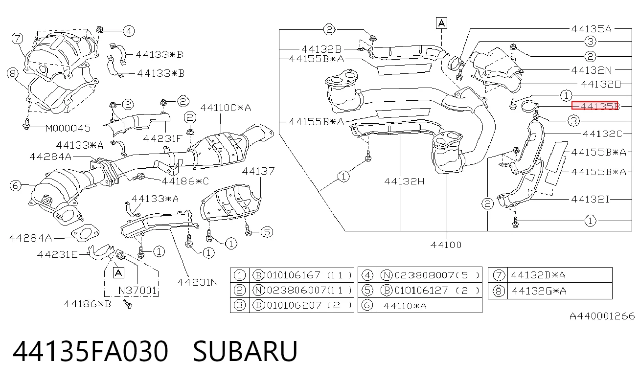 44135FA030 Subaru