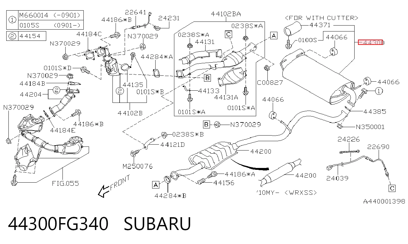 Comprar Silenciador trasero Subaru Impreza III GH a bajo precio