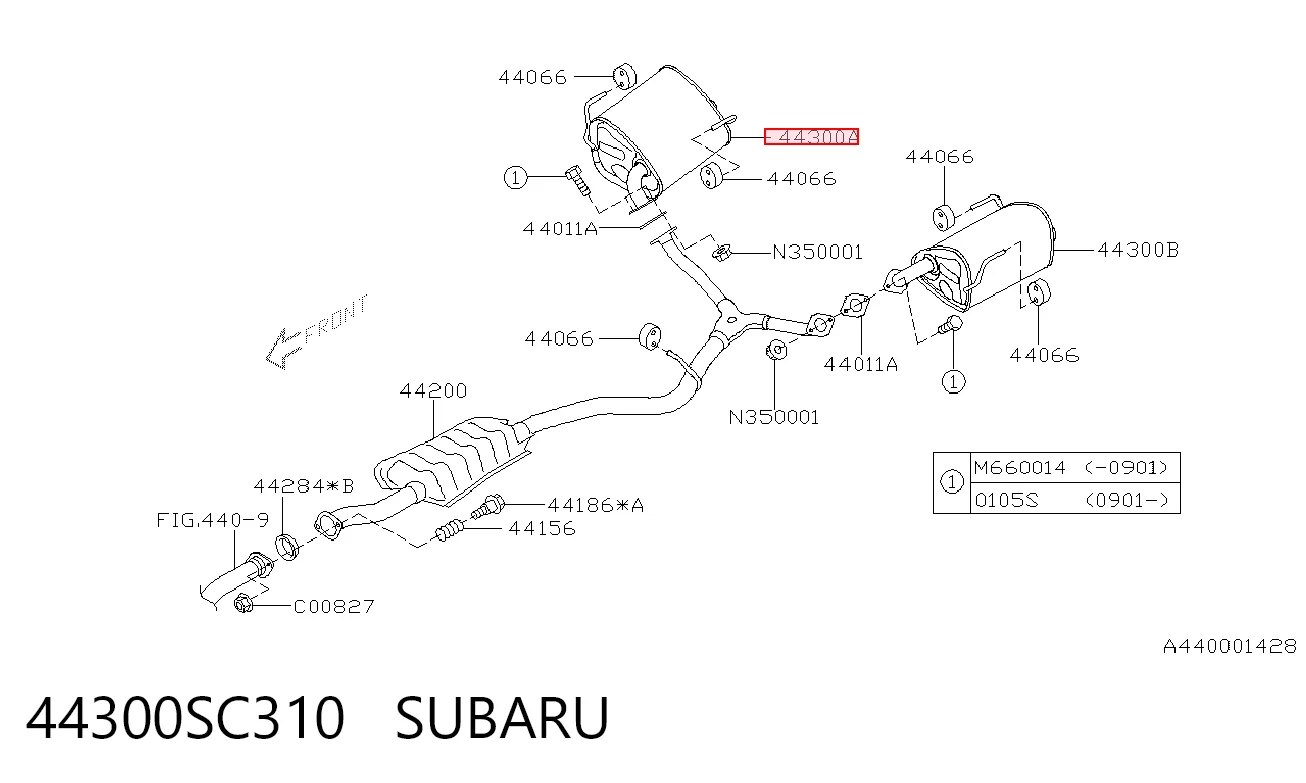 44300SC310 Subaru