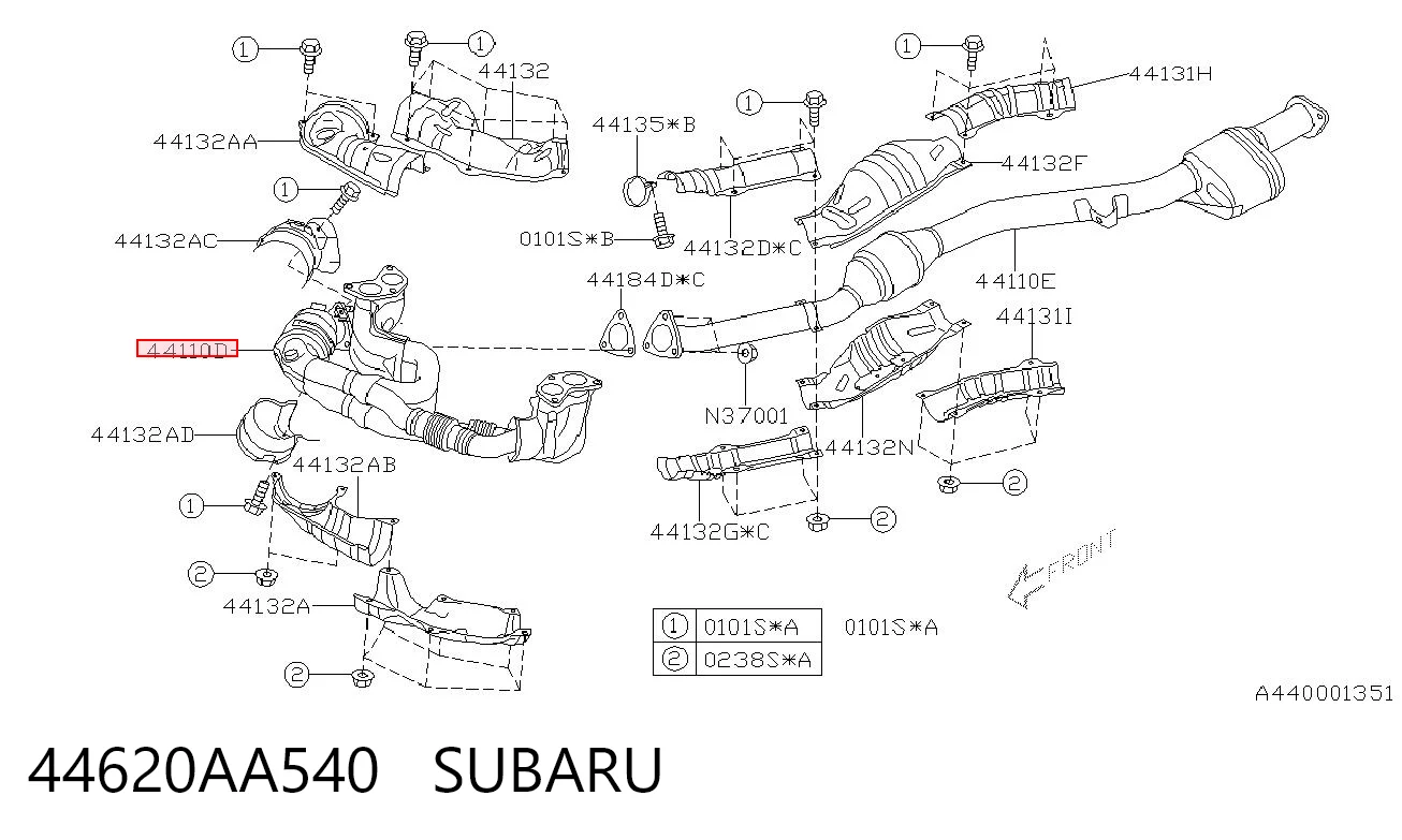 Comprar Catalizador Subaru Legacy IV B13 a bajo precio