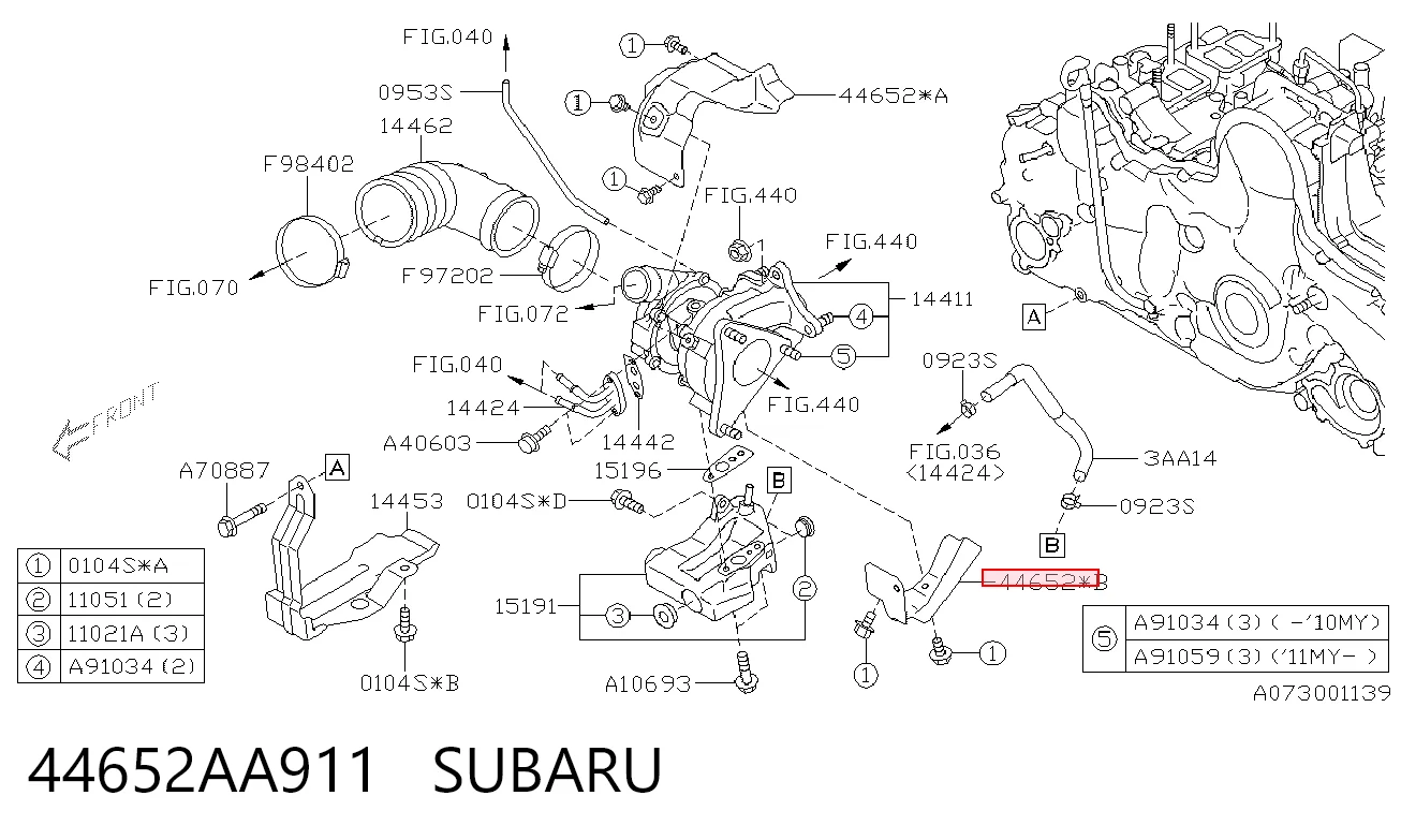 44652AA911 Subaru