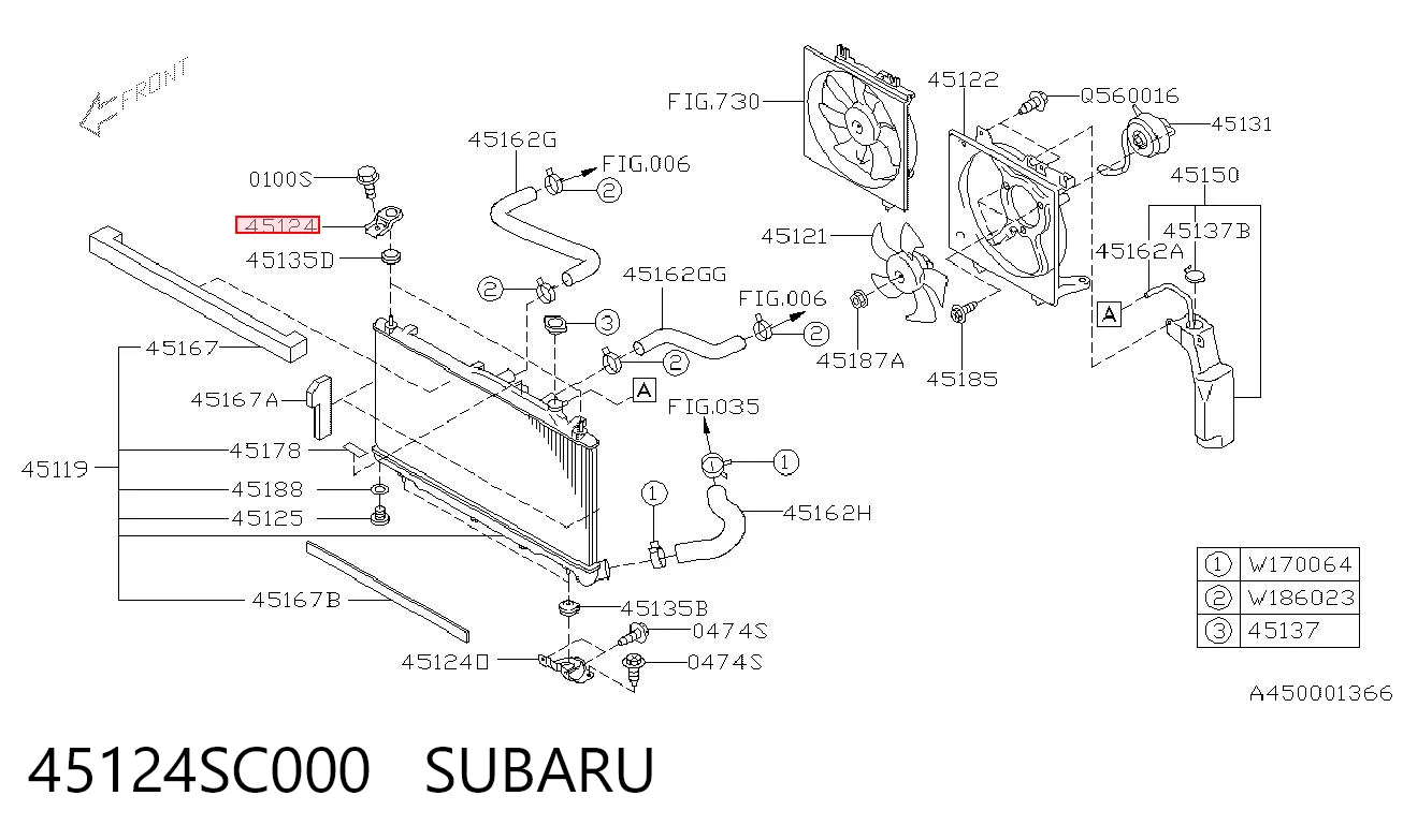 45124SC000 Subaru 
