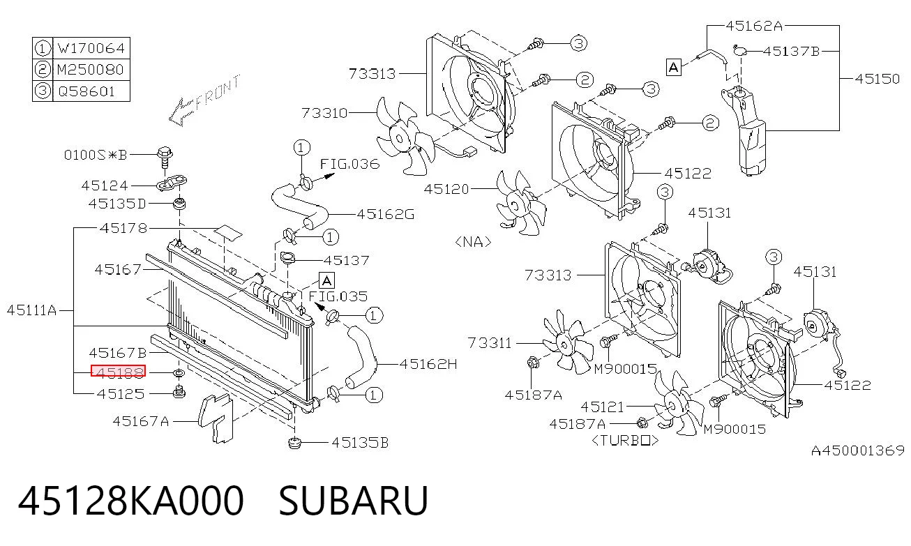 45128KA000 Subaru 