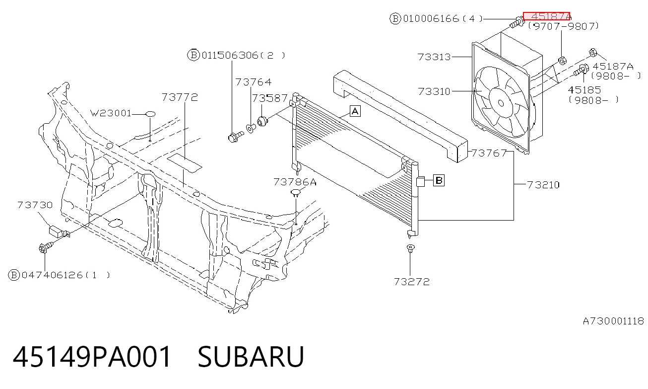 45149PA001 Subaru