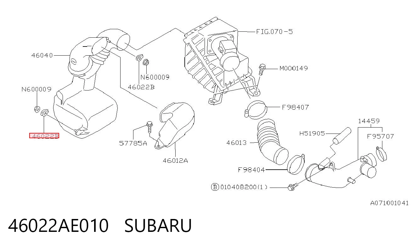 46022AE010 Subaru 