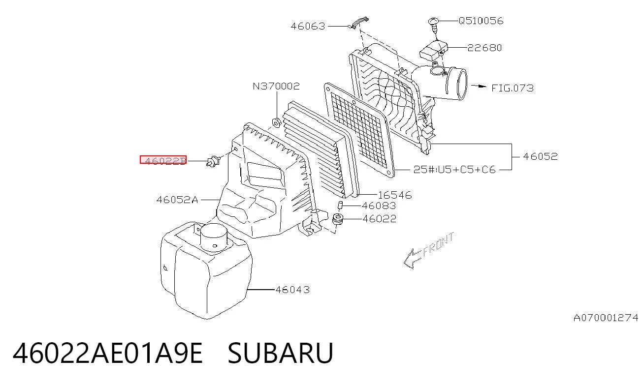 46022AE01A9E Subaru