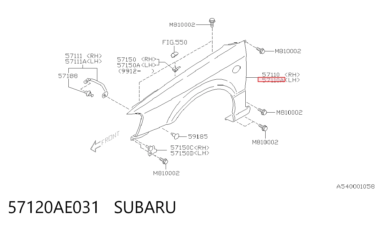 57120AE031 Subaru