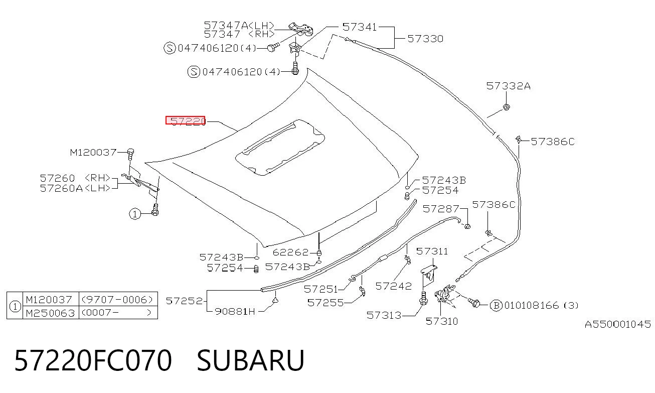 Comprar Capó Subaru Forester I S10, SF a bajo precio