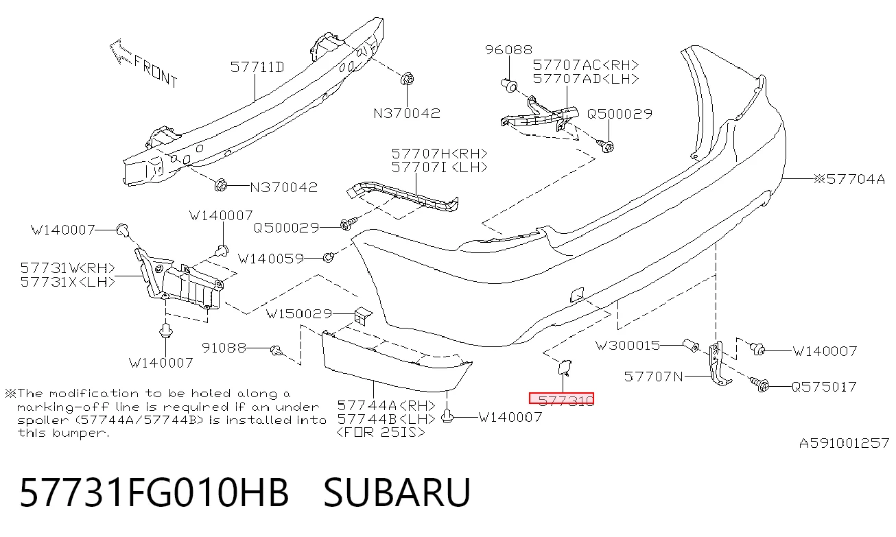 57731FG010HB Subaru