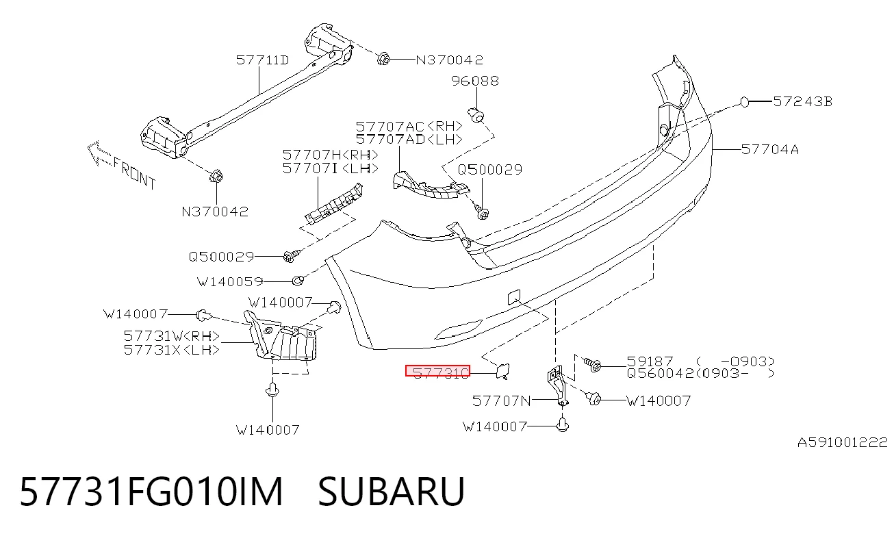 57731FG010IM Subaru