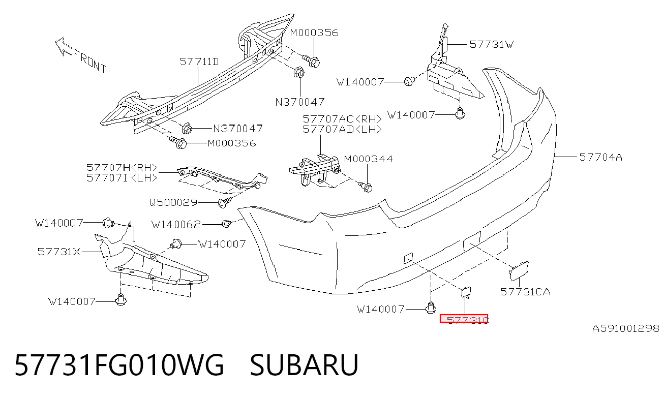 57731FG010WG Subaru