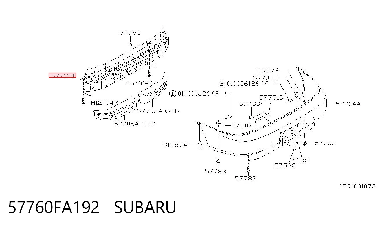 57760FA192 Subaru