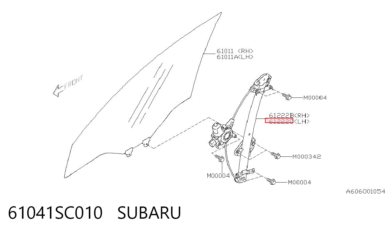 61041SC010 Subaru Elevalunas