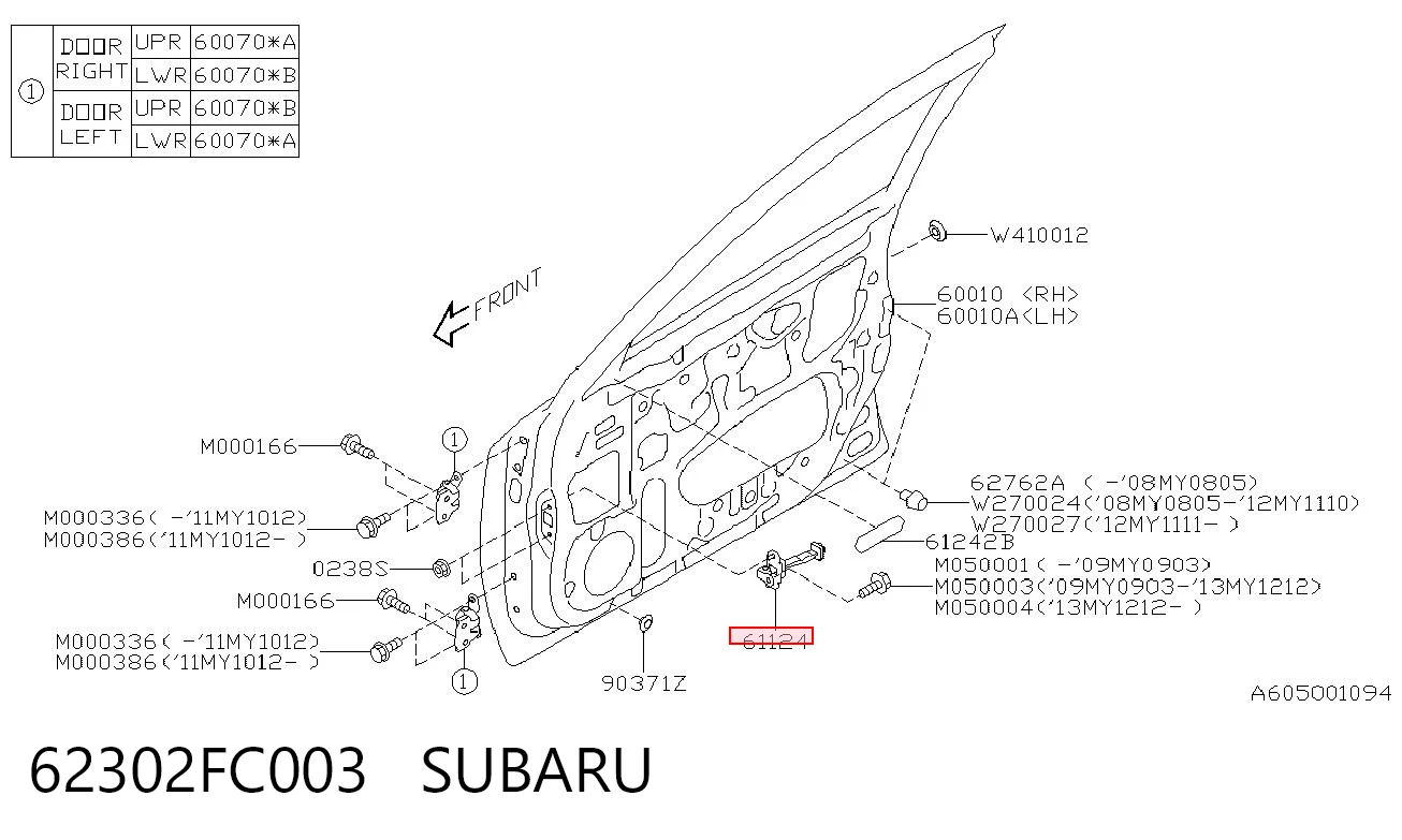 62302FC003 Subaru 