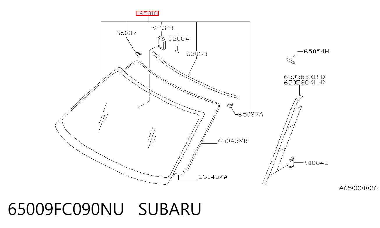 Parabrisas para Subaru Forester S10, SF