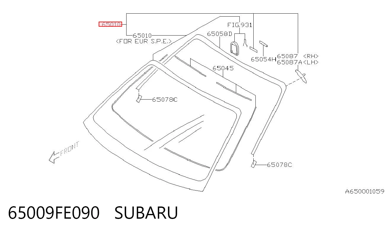 65009FE090 Subaru