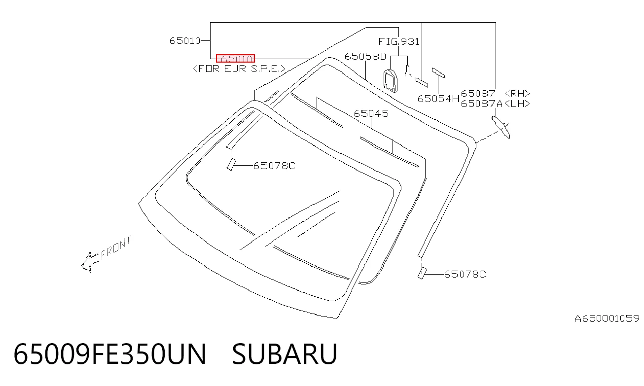 65009FE350UN Subaru