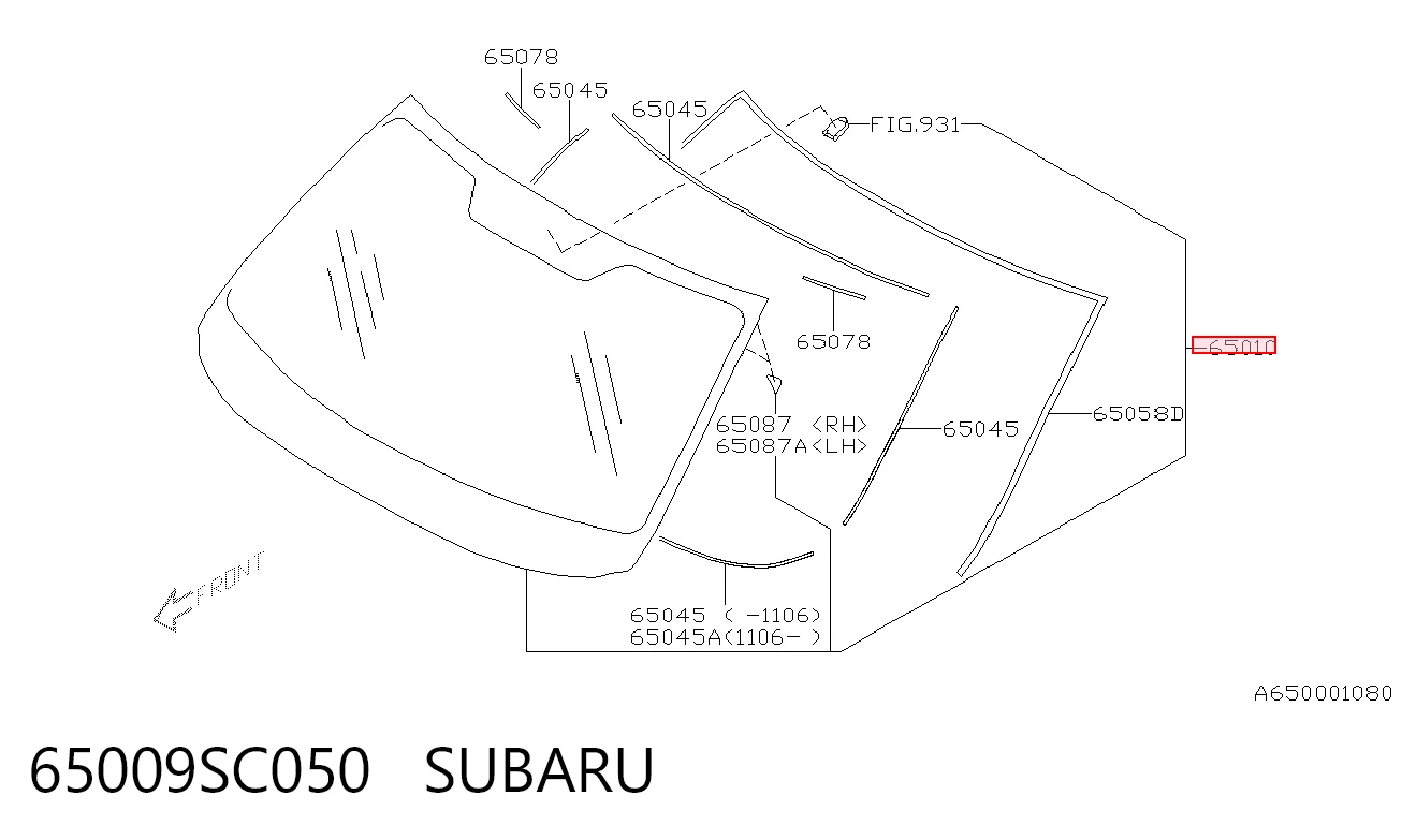 65009SC240 Hyundai/Kia Parabrisas delantero 