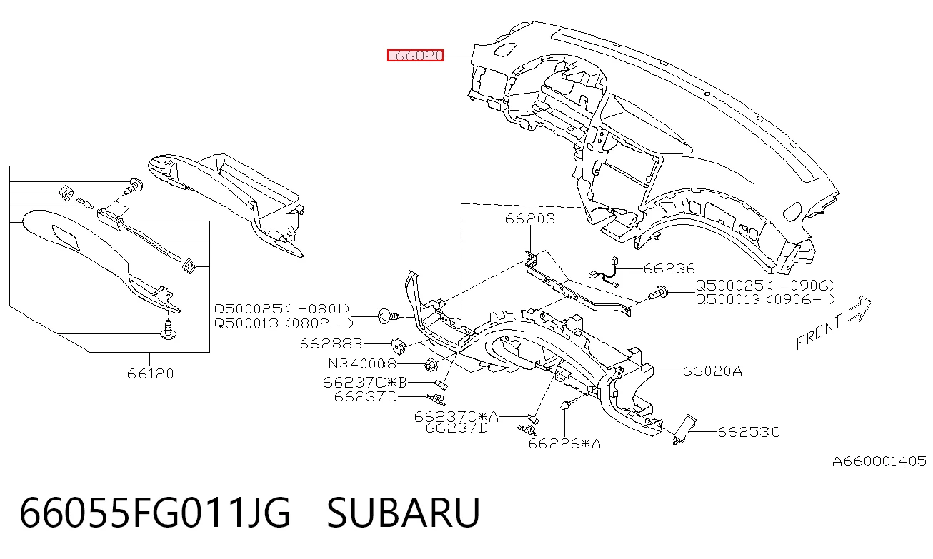 66055FG011JG Subaru