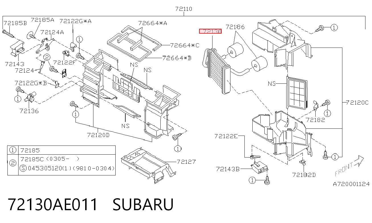 Comprar Radiador de calefacción Subaru Legacy III BE, BH a bajo precio