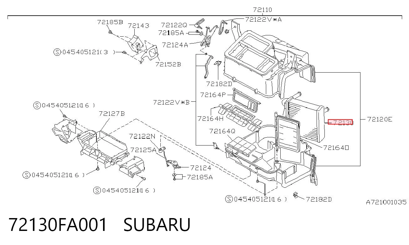 Radiador de calefacción Subaru Legacy II sedán (BD, BG) (1994 - 1999) precio, desde 46,46 EUR
