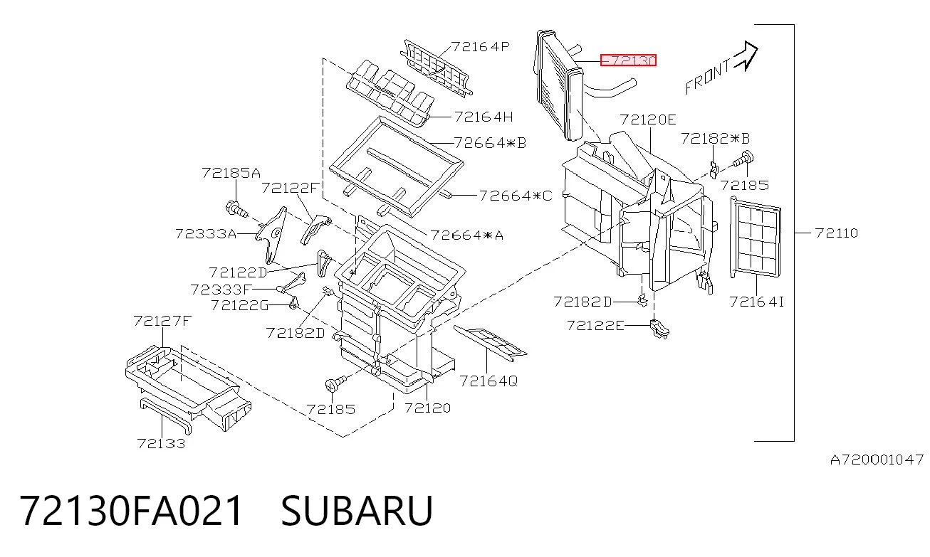 72130FA021 Subaru
