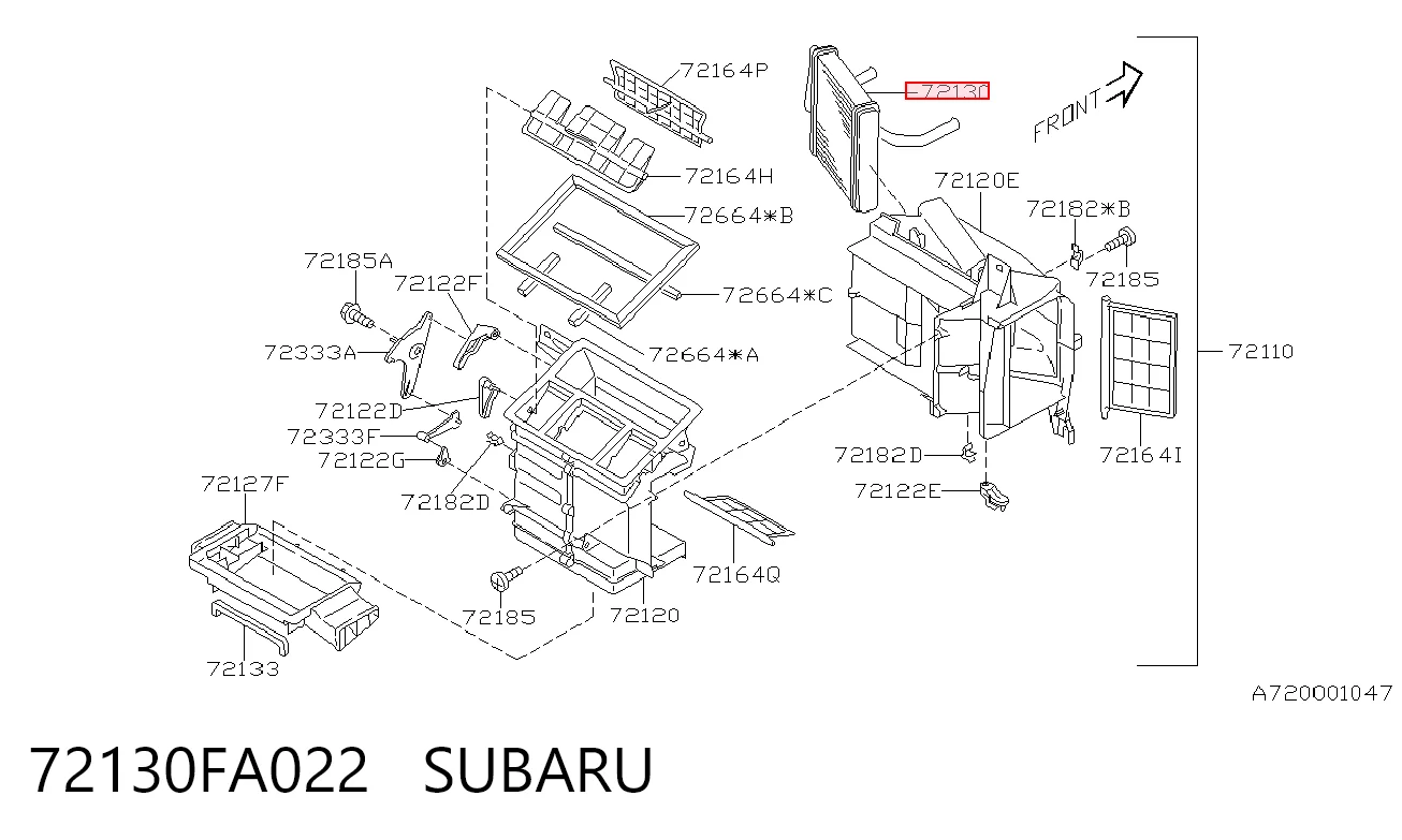 72130FA022 Subaru