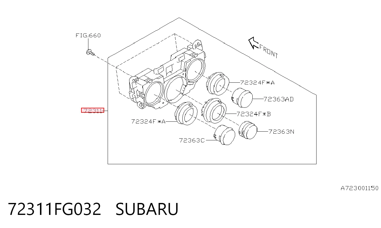 Comprar Módulo de modos de calefacción/aire acondicionado Subaru Impreza III GH a bajo precio
