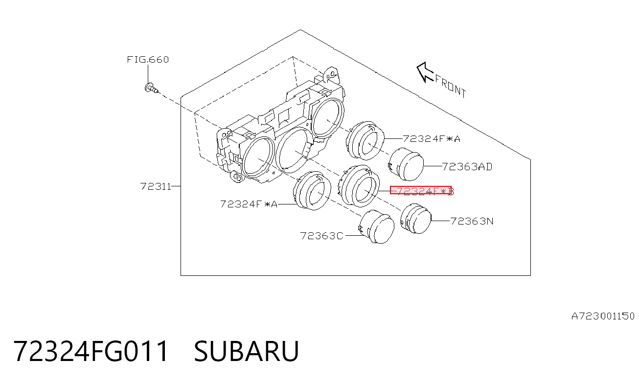 72324FG011 Subaru