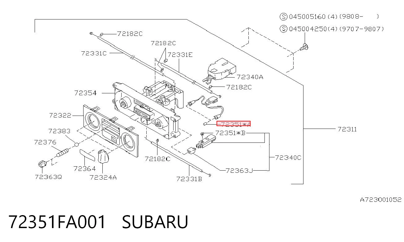 72351FA001 Subaru