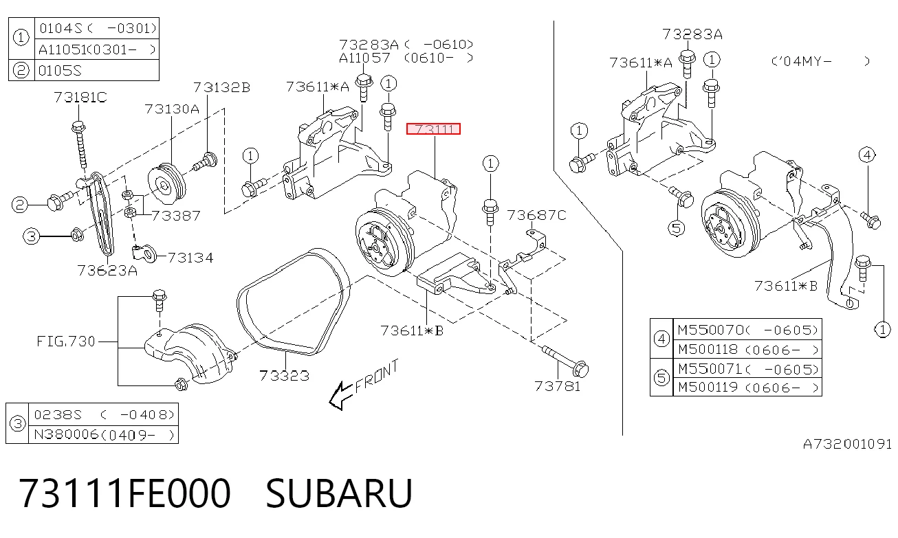 Comprar Compresor de aire acondicionado Subaru Impreza II GD