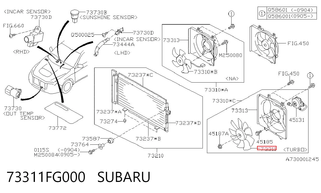73311FG000 Subaru