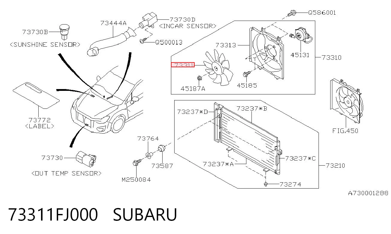 73311FJ000 Subaru