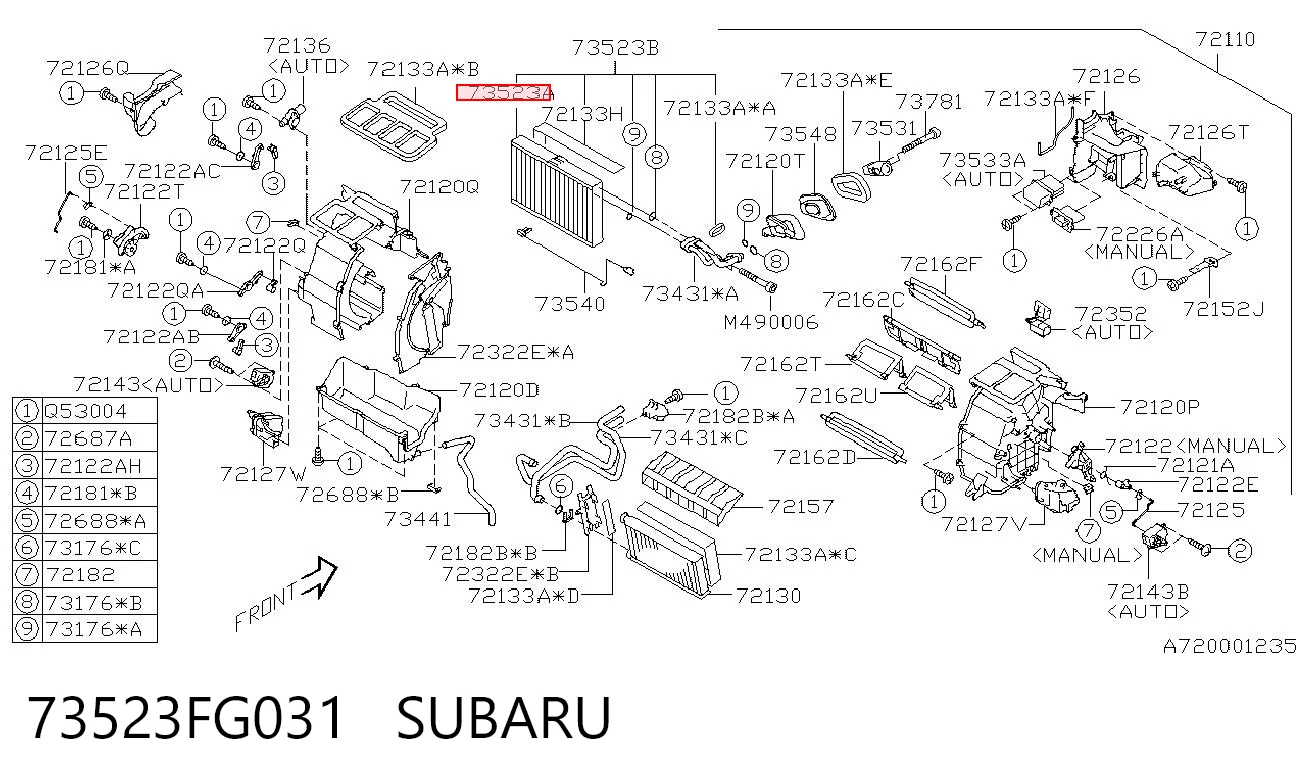 Comprar Evaporador de aire acondicionado Subaru Forester III S12, SH