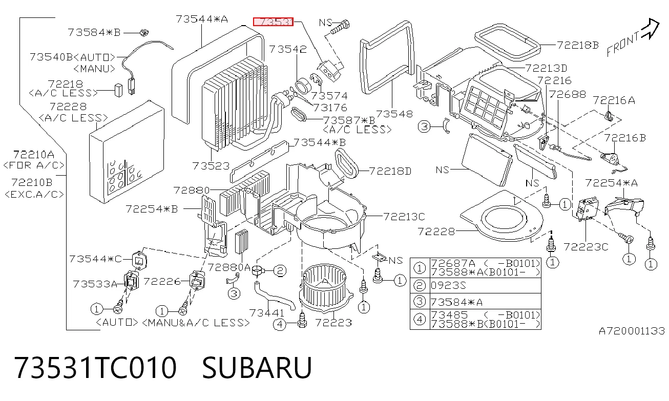 73531TC010 Subaru