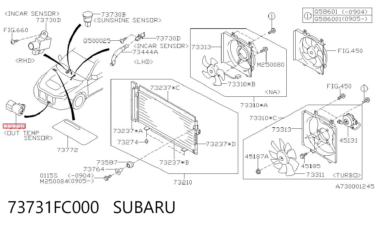 73731FC000 Subaru
