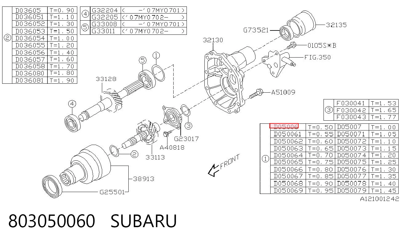 803050060 Subaru