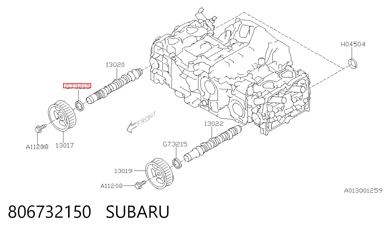 806732150 Subaru Retén de árbol de levas