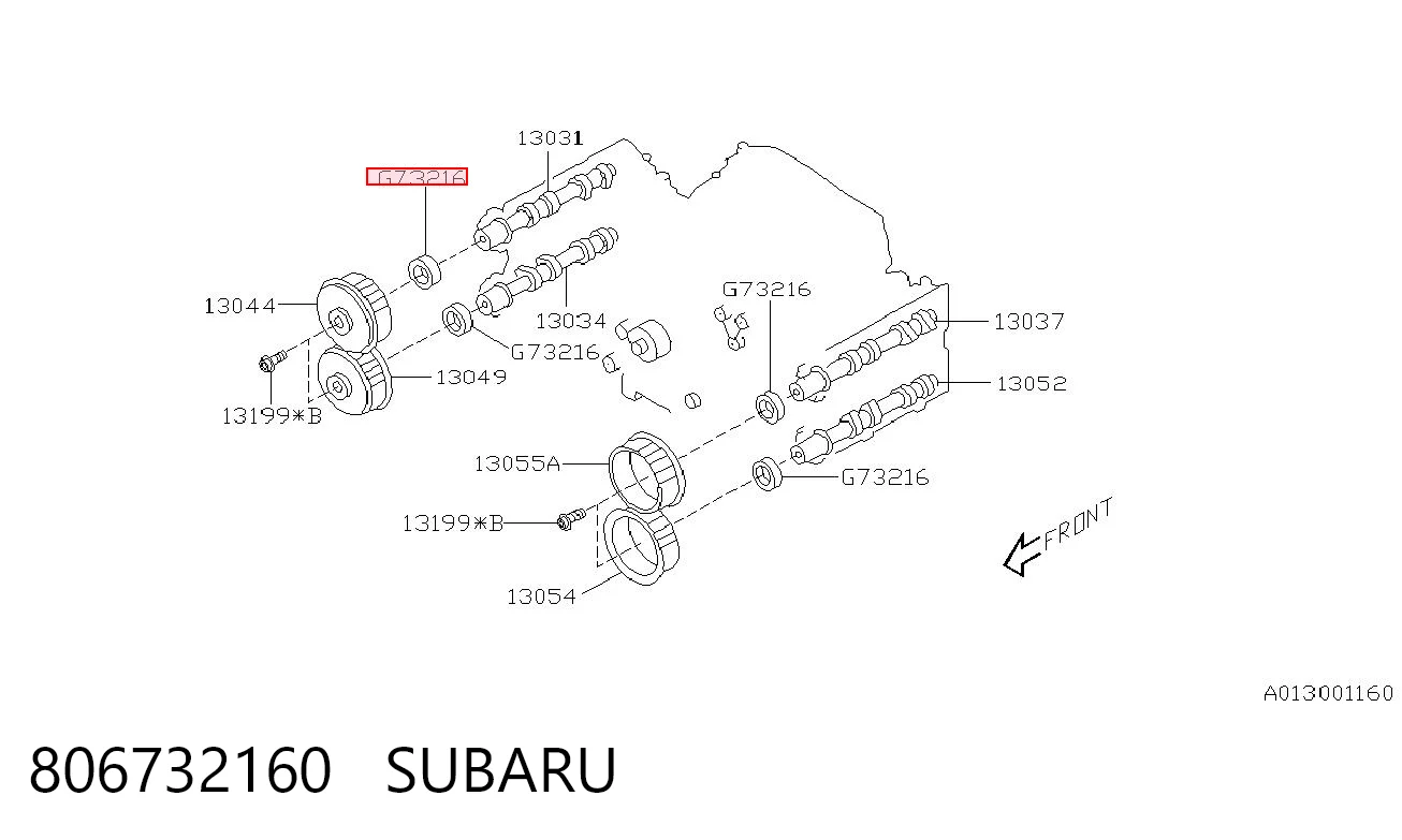 806732160 Subaru Retén de árbol de levas