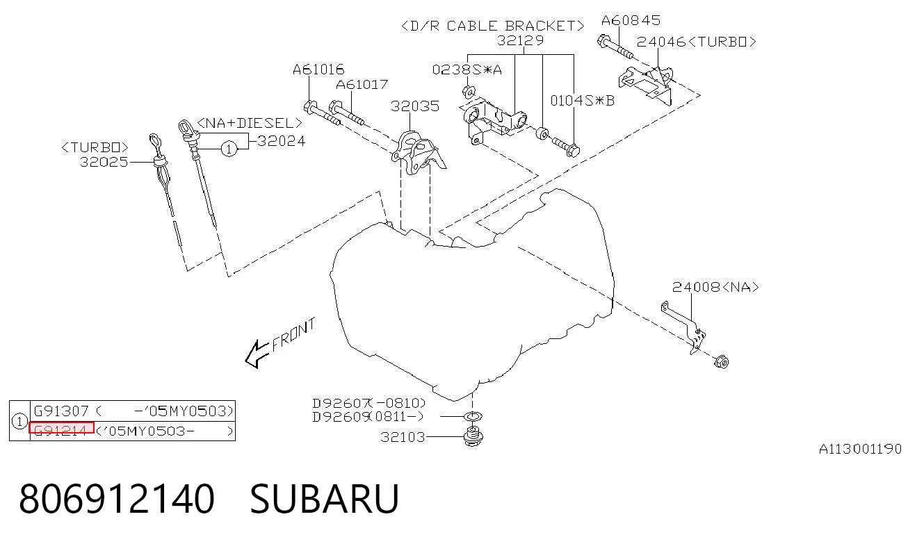 806912140 Subaru