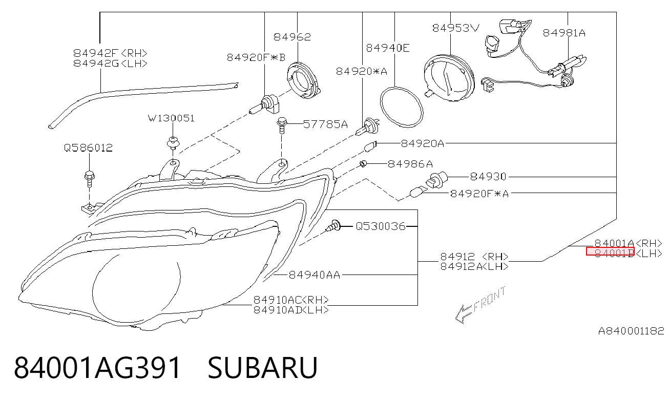 Faros para Subaru Legacy IV B13