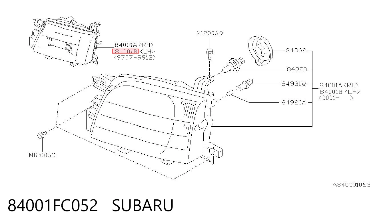 Comprar Faro izquierdo Subaru Forester I S10, SF a bajo precio
