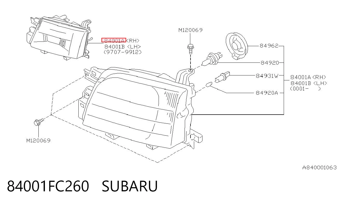 84001FC260 Subaru