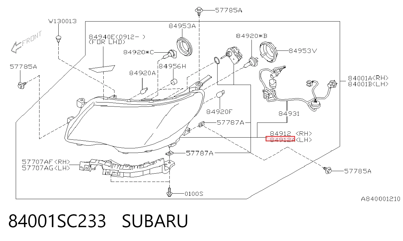  Faro izquierdo Subaru Forester 3