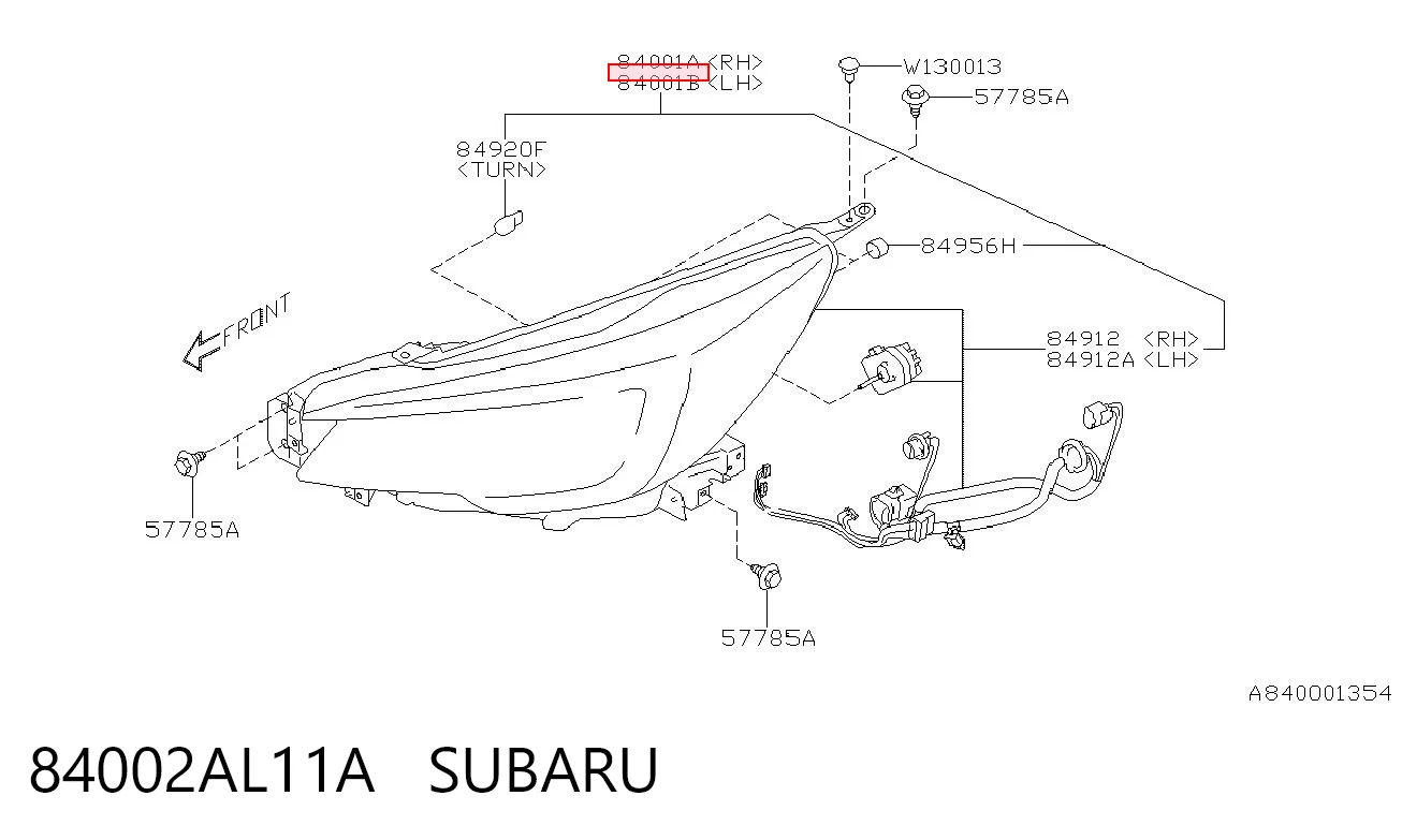 84002AL11A Subaru